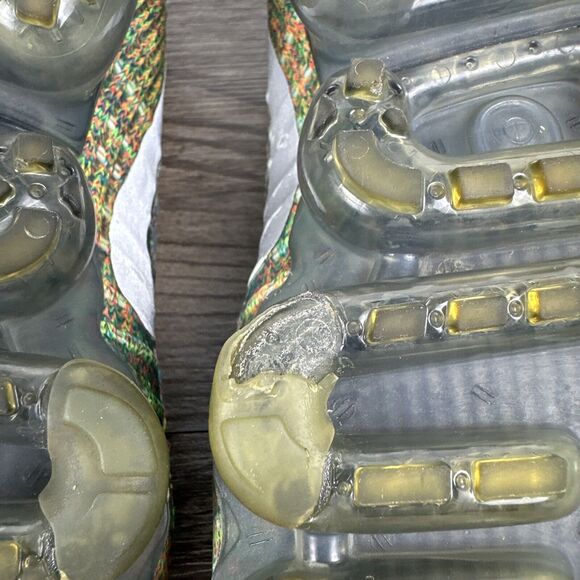 Nike Air Vapormax Flyknit Dark Grey Reflective‎ Silver Women’s Size 8 849557-019 - Picture 10 of 14